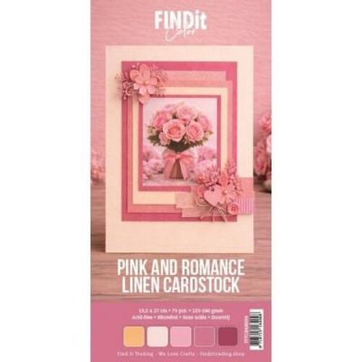 Find It Linen Cardstock - Pink And Romance